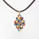 Symphony - Xochitl Rhombus S-Chocolate Suedine - 1